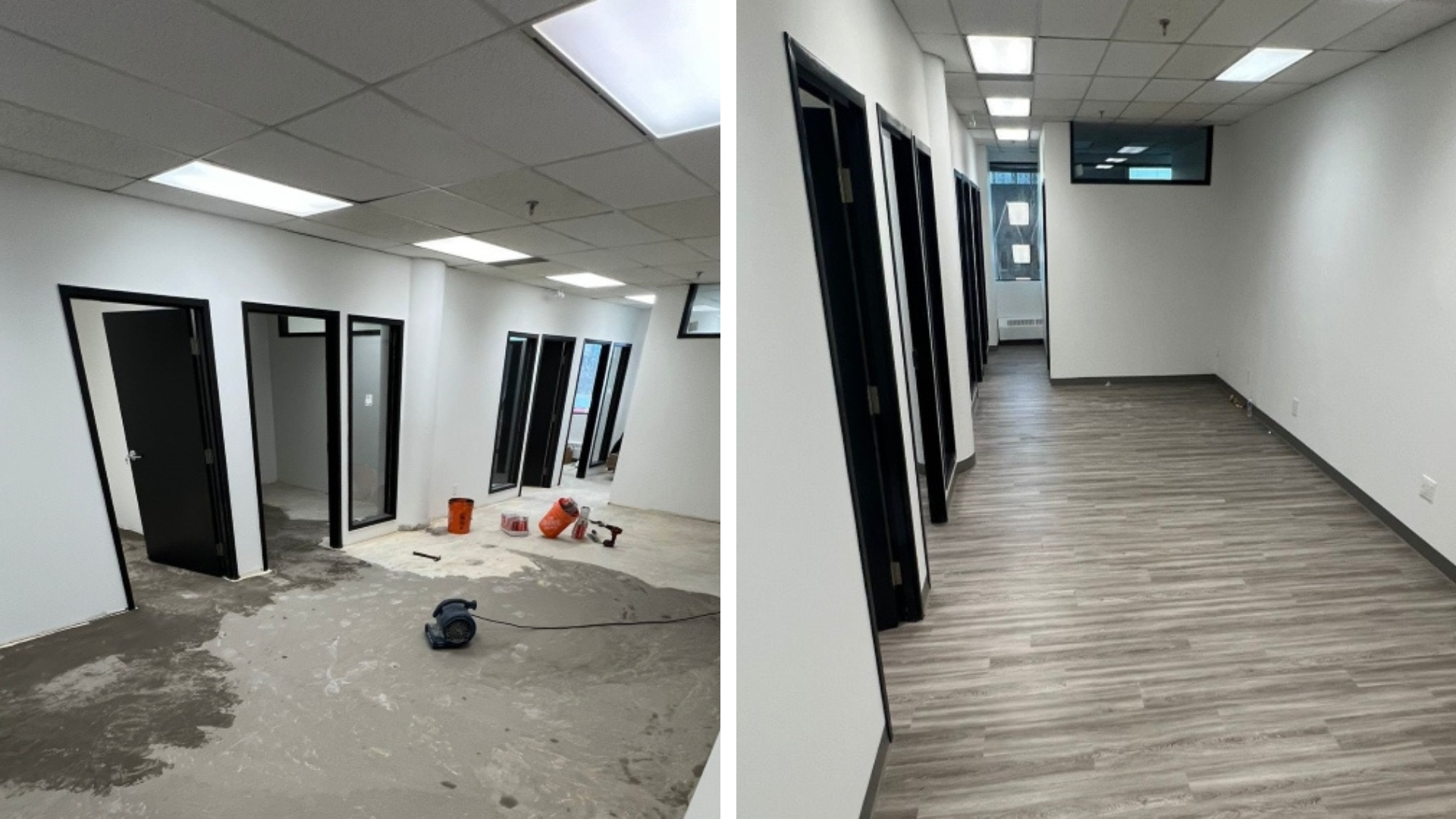 floor prep and vinyl flooring